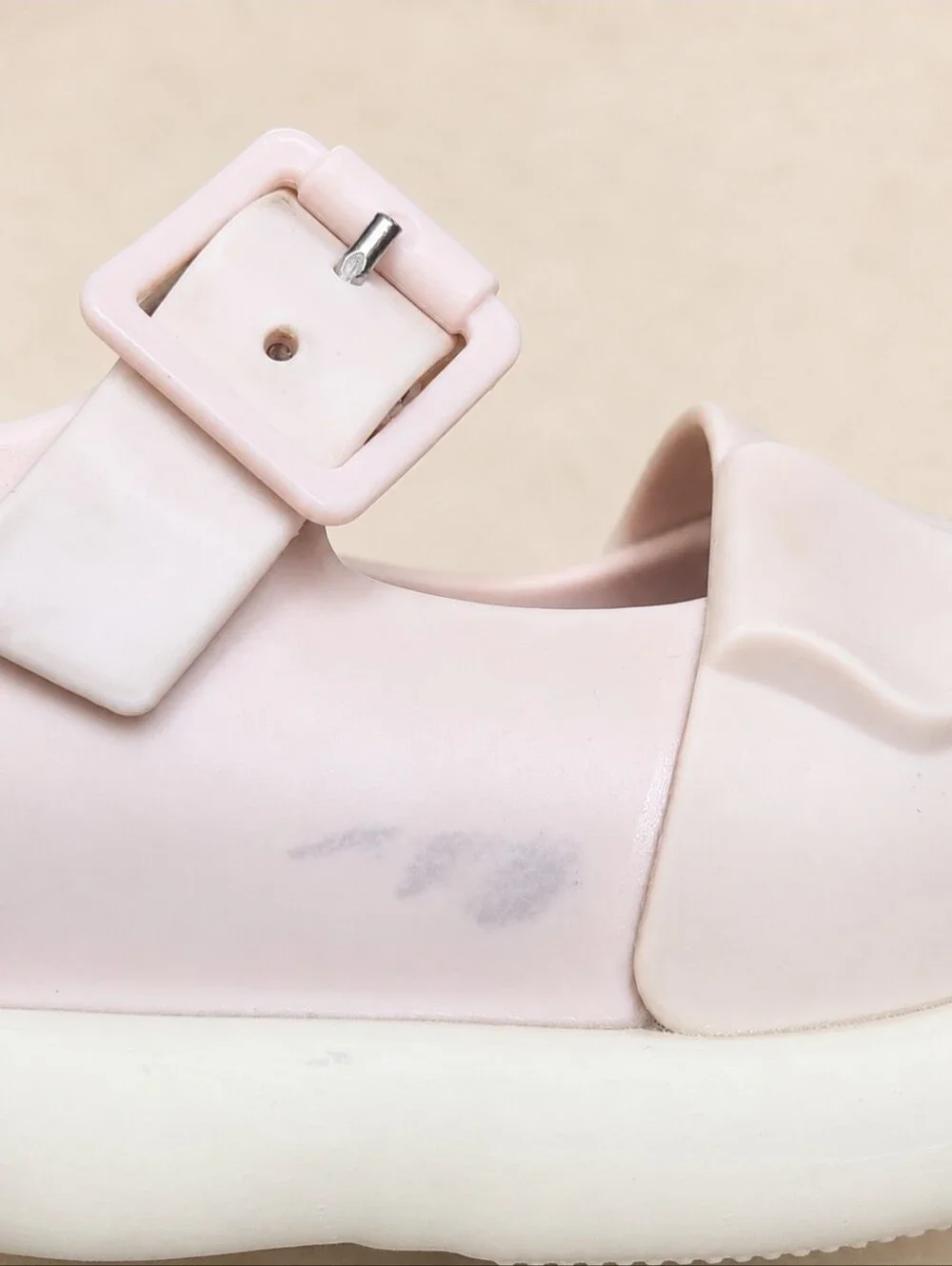 Mini Melissa Play Step Puppy Dog Mary Jane Shoes Pink Toddler Size 6